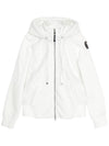 PWFLEPF33 OFF WHITE Women s hooded zip up cardigan regular fit - PARAJUMPERS - BALAAN 1