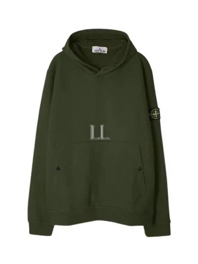 Garment Dyed Hoodie Khaki - STONE ISLAND - BALAAN 2