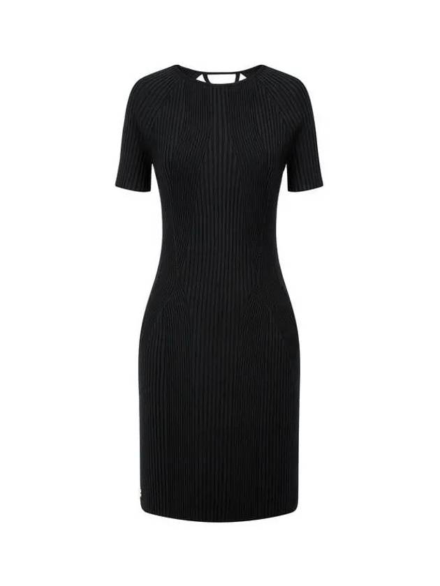 Women's logo back knit dress black 271970 - PHILIPP PLEIN - BALAAN 1