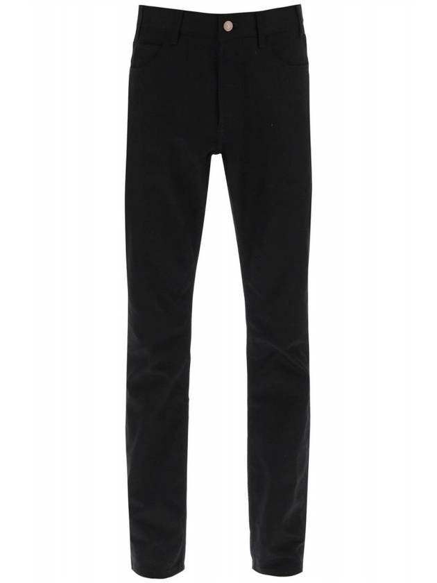 Demin Straight Pants Vintage Pure Black - CELINE - BALAAN 9