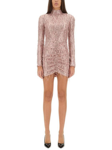 Rotate Birger Christensen Mini Dress With Bangs - ROTATE - BALAAN 1