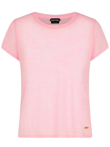 Tom Ford Slub Cotton Jersey Crewneck T-Shirt Clothing - TOM FORD - BALAAN 1