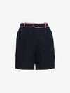 Waste RWB Trim High Shorts Navy - THOM BROWNE - BALAAN 2