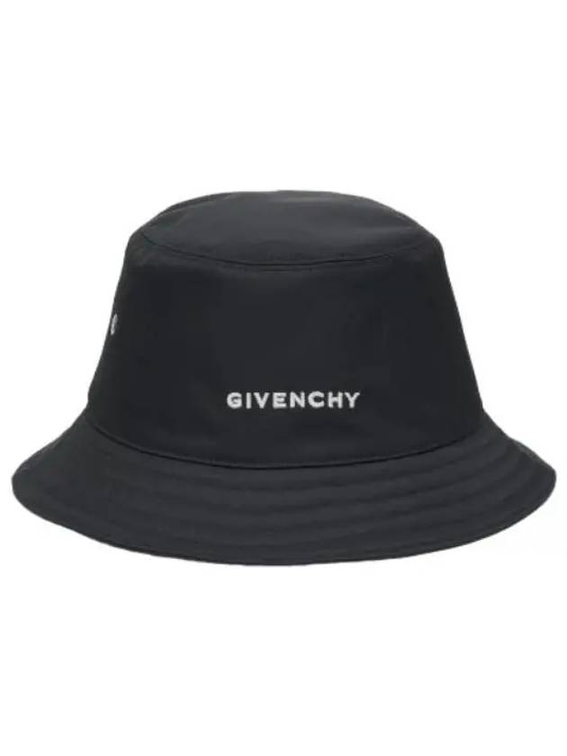 Logo Nylon Bucket Hat Black - GIVENCHY - BALAAN 1