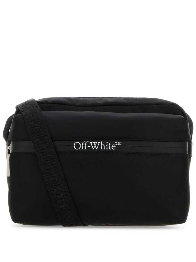 logo print messenger bag OMNQ081S24FAB0011000 - OFF WHITE - BALAAN 2