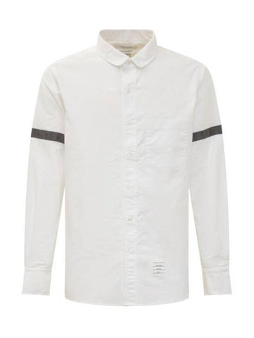 Oxford Long Sleeve Shirt White - THOM BROWNE - BALAAN 1