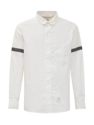 Oxford Long Sleeve Shirt White - THOM BROWNE - BALAAN 1