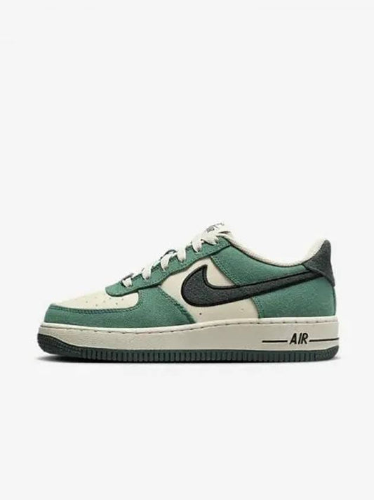 Air Force 1 LV8 Junior Sneakers Coconut Milk Bicostal Gum Dark Brown Vintage Green FN4731 100 708840 - NIKE - BALAAN 1