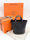 Women s In the Loop 18 Tote Bag Black Silver H084274CK AC - HERMES - BALAAN 1