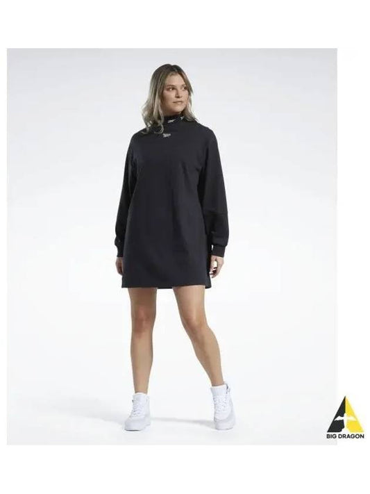 Classic T shirt DressWomen s Black HG1181 - REEBOK - BALAAN 1