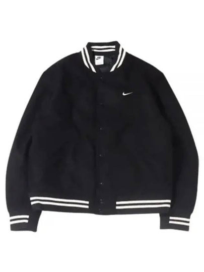 Varsity Bomber Jacket Black - NIKE - BALAAN 2