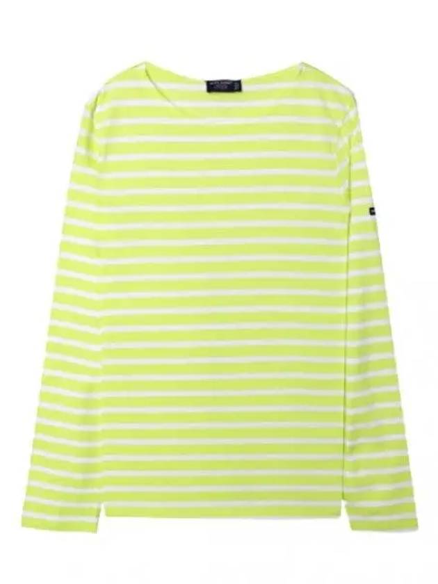 Minquiers Moderne Lime Neige 9858 LA Long Sleeve T Shirt - SAINT JAMES - BALAAN 1