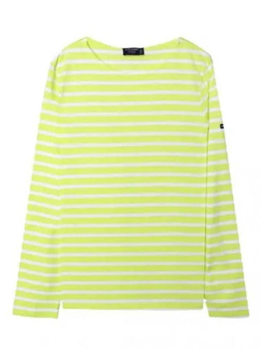 Minquiers Moderne Lime Neige 9858 LA Long Sleeve T Shirt - SAINT JAMES - BALAAN 1