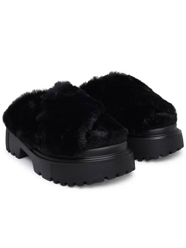 Mule Slippers HXW6440FC303H6B999 Black - HOGAN - BALAAN 3