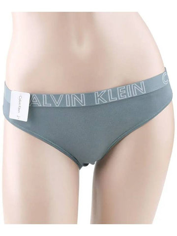 Underwear CK Women's Bikini Cotton Briefs QD3637 Blue - CALVIN KLEIN - BALAAN 1