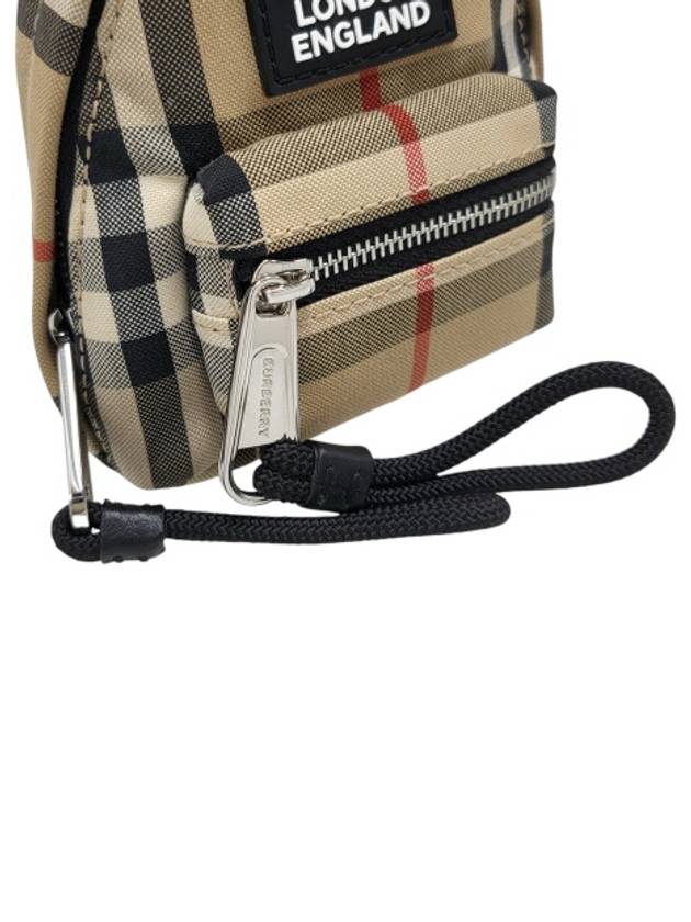 80310611 Vintage check miniature backpack charm key holder - BURBERRY - BALAAN 7