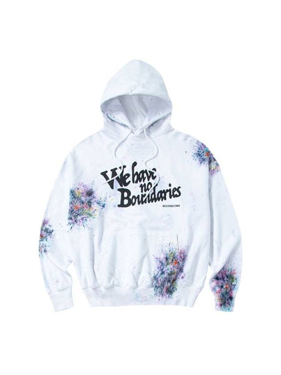 Hand Spray Dyed Hoodie White - CONECTX - BALAAN 2