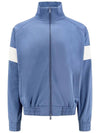 Track Zip Up Jacket Blue - DIOR - BALAAN 1