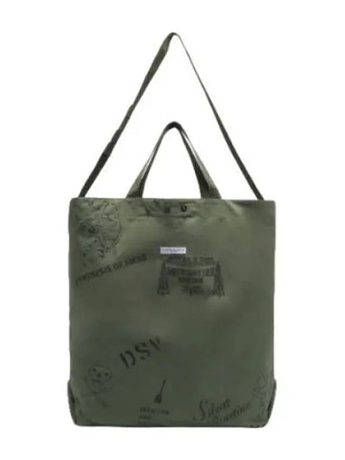 Printed Ripstop Tote Bag Olive - ENGINEERED GARMENTS - BALAAN 1