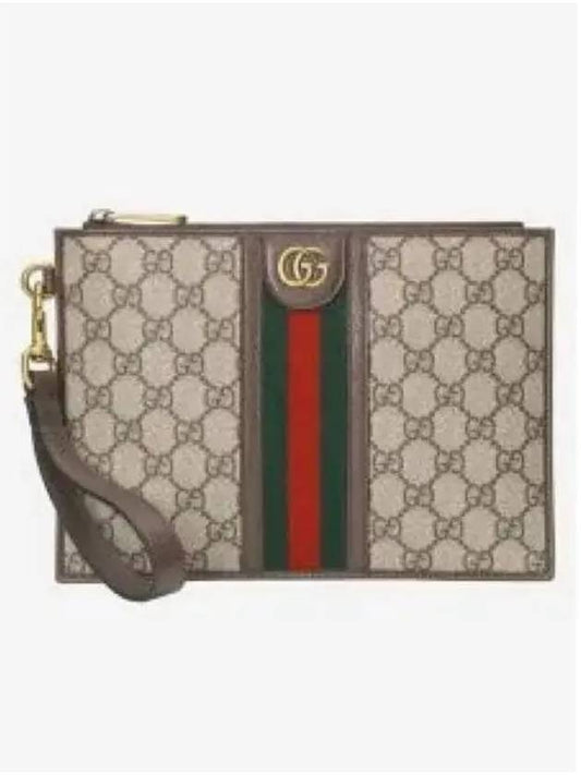 Ophidia GG Clutch Bag Beige Ebony - GUCCI - BALAAN 2