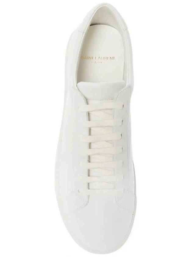 Women's Andy Low Top Sneakers White - SAINT LAURENT - BALAAN 5