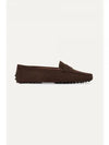 Gommino Suede Driving Shoes Brown - TOD'S - BALAAN 2