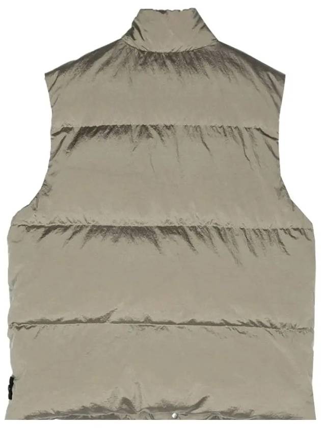 Kids Garment Dyed Nylon Metal Padded Vest Dove Grey - STONE ISLAND - BALAAN 4