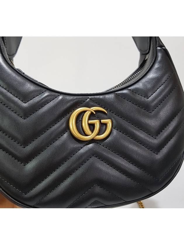 GG Marmont Half Moon Shoulder Bag - GUCCI - BALAAN 3