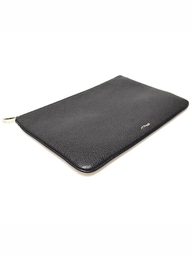 CG180263BL Black Soft Grain Pouch Clutch - S.T. DUPONT - BALAAN 3