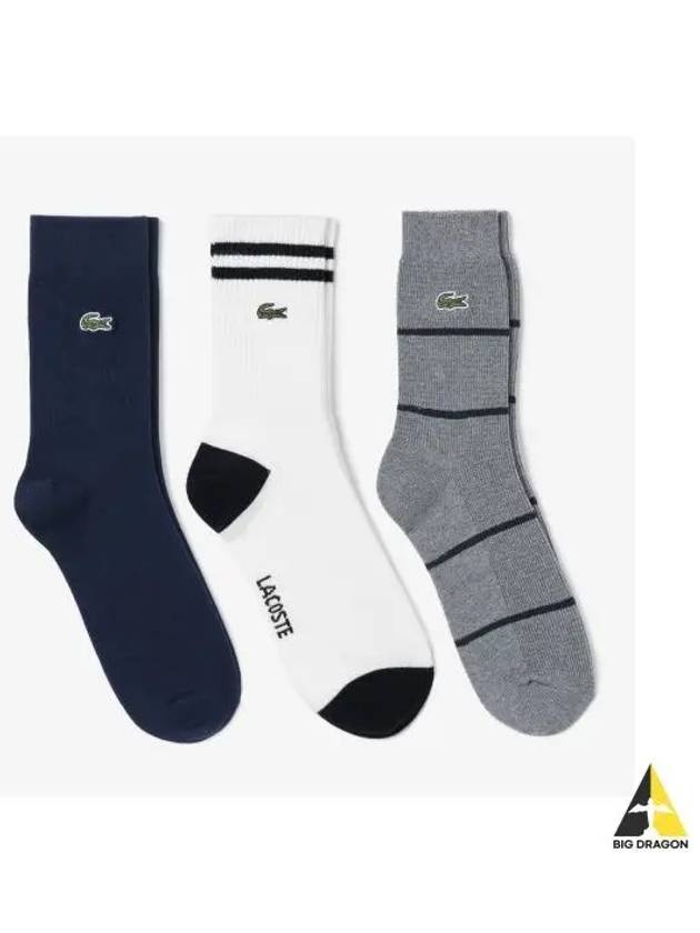 Men s Casual Bundle Socks White - LACOSTE - BALAAN 1