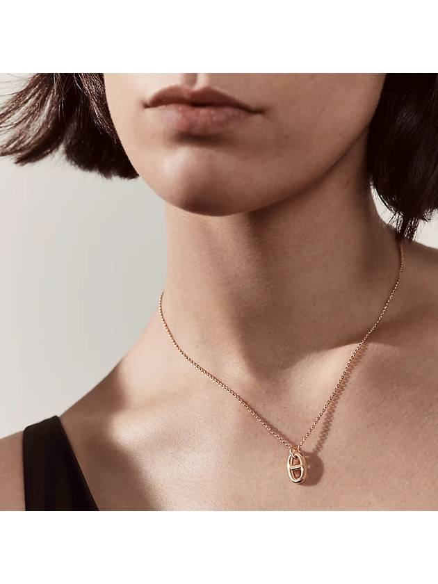 Small Farandole Pendant Necklace Rose Gold - HERMES - BALAAN 7