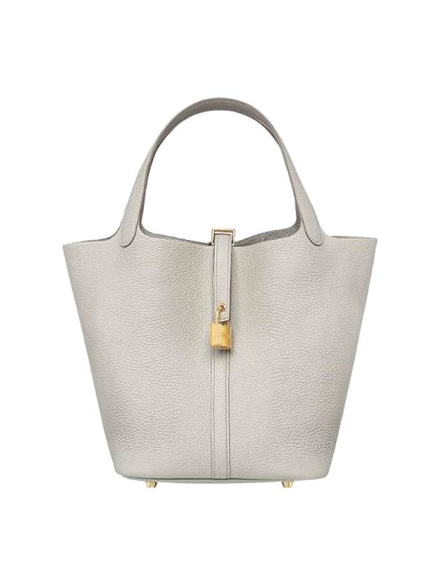 Picotin Lock 22 Tote Bag Beton - HERMES - BALAAN 1