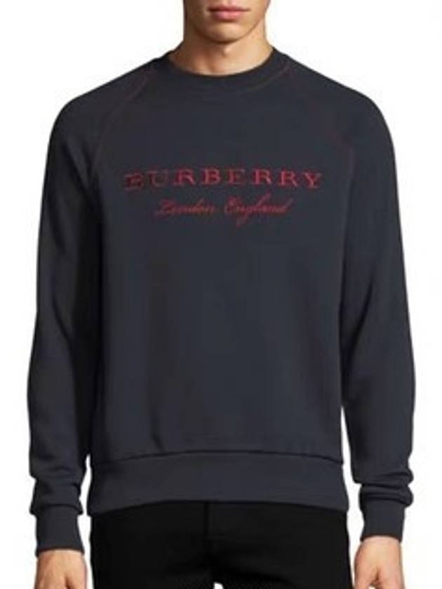 embroidered logo sweatshirt - BURBERRY - BALAAN 7