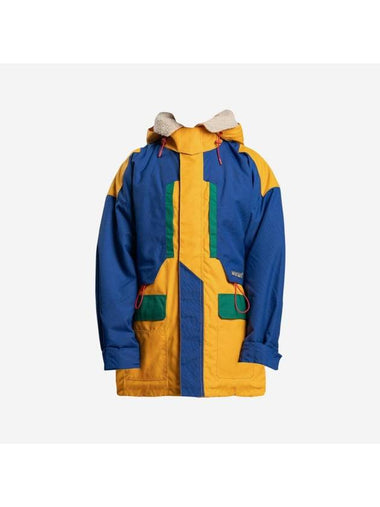 Ganeri Color Block Parka Blue - ISABEL MARANT - BALAAN 1