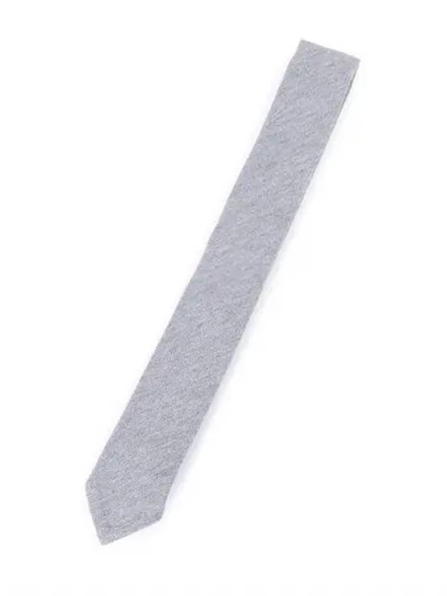 Hidden Stripe Tie Grey - THOM BROWNE - BALAAN 2