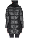 Laminar Ultralight Fake Fur Detail Padded Coat Black - HERNO - BALAAN 6