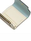 Saffiano Tri-Fold Half Wallet Blue - MARNI - BALAAN 6