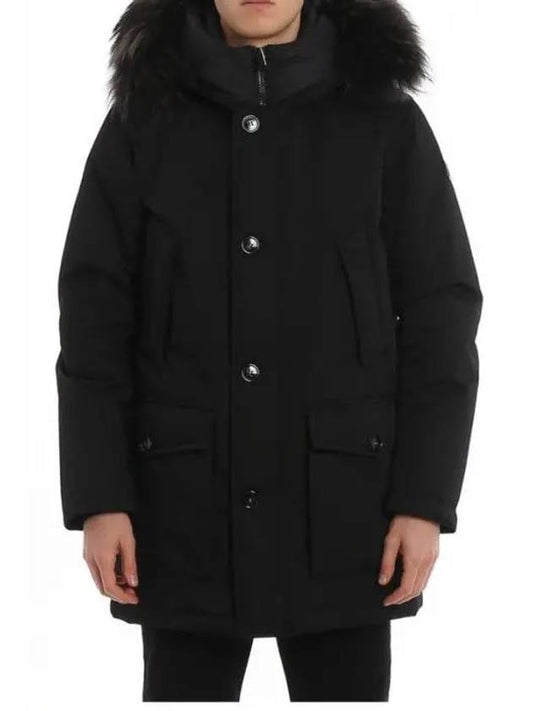 Men's fur insert down hood black padding CFWOOU0208MRUT2194 100 - WOOLRICH - BALAAN 2