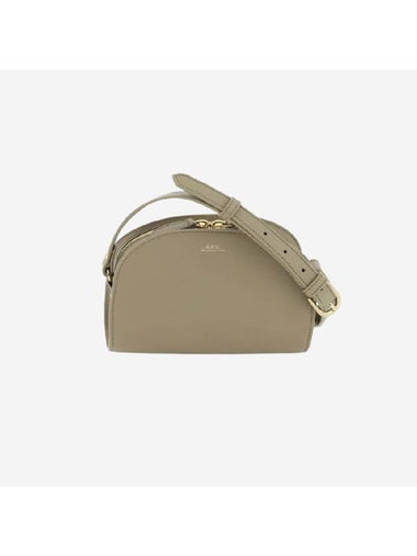 Demi Lune Mini Half Moon Cross Bag Grey - A.P.C. - BALAAN 1