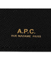 Demi Lune Card Wallet Black - A.P.C. - BALAAN 4