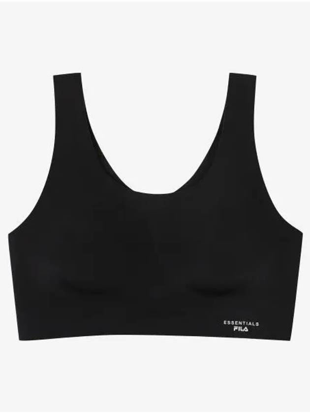 UNDERWEAR Essential Mold Attached Bra Top FI4ITG9041FBLK - FILA - BALAAN 1