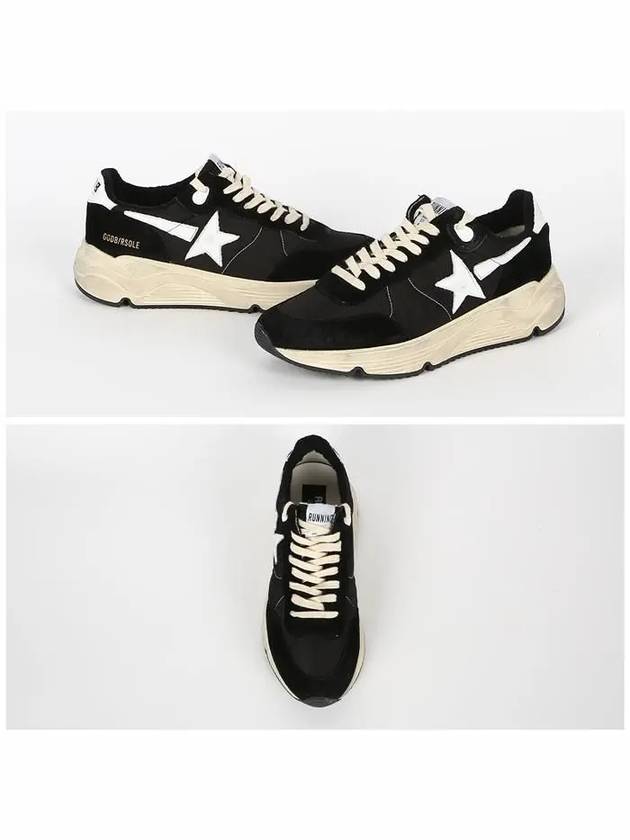 Men's Running Sole Low Top Sneakers Black - GOLDEN GOOSE - BALAAN 3