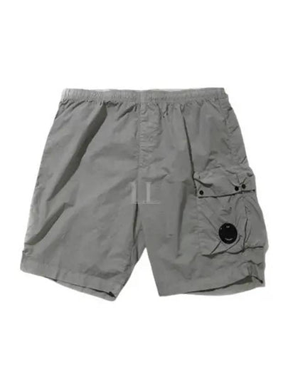 Lens Wappen Nylon Swim Shorts Grey - CP COMPANY - BALAAN 2