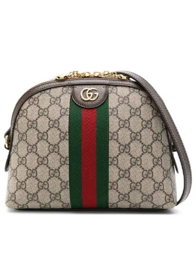 Ophidia GG Shoulder Bag Beige Ebony - GUCCI - BALAAN 3