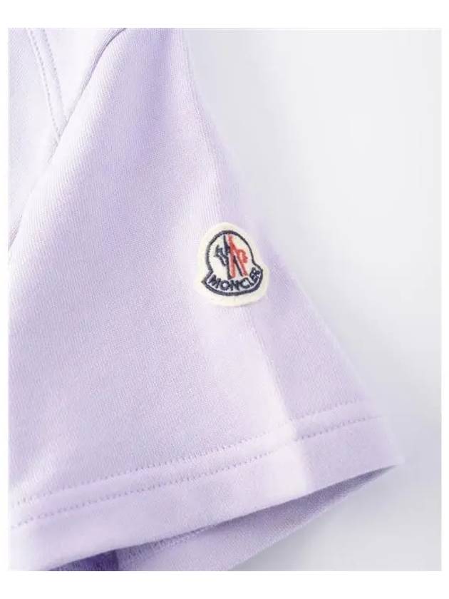 Moncler Junior 12 14 Logo Short Sleeve Dress Purple - MONCLER - BALAAN 3