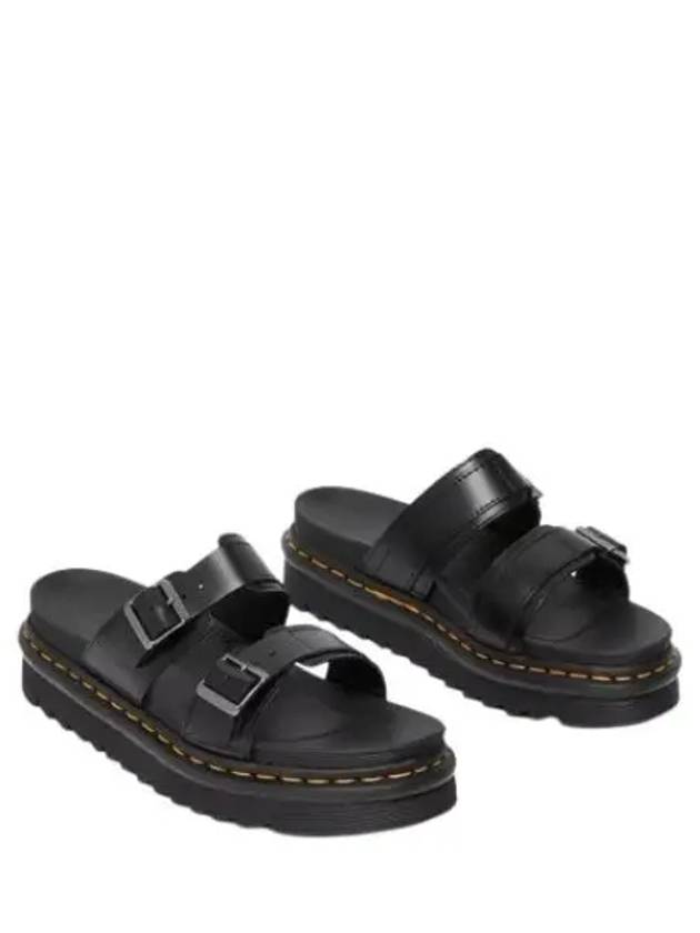 Miles Buckle Brando Leather Sandals Black - DR. MARTENS - BALAAN 2