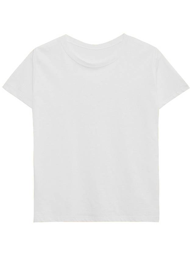 Pure Cotton Round Layered Mini Short Sleeve T-Shirt - RS9SEOUL - BALAAN 6