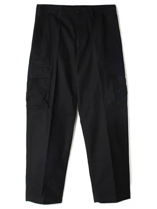 Compass Badge Straight Pants Black - STONE ISLAND - BALAAN 2