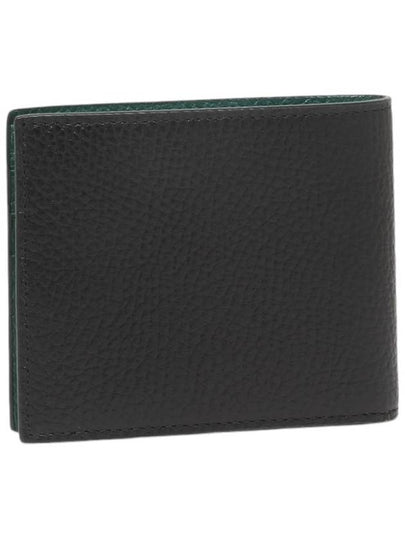 Men s Outlet GG Interlocking Two Tone Half Wallet Black Green 610464CAO2N1080 - GUCCI - BALAAN 2