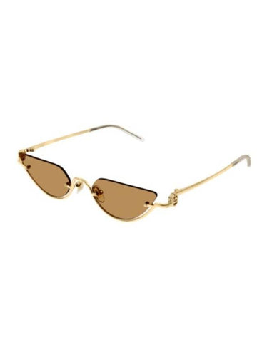 24SS Sunglasses GG1603S 002 GOLD GOLD BROWN - GUCCI - BALAAN 1